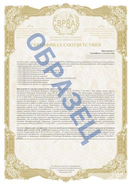 Образец Приложение к СТО 01.064.00220722.2-2020 Звенигород Сертификат СТО 01.064.00220722.2-2020 